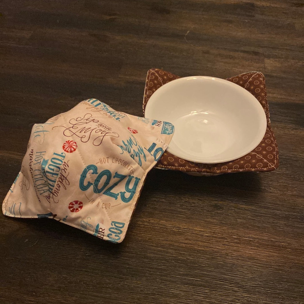 Cozy Cocoa Small (10oz) Bowl Cozy